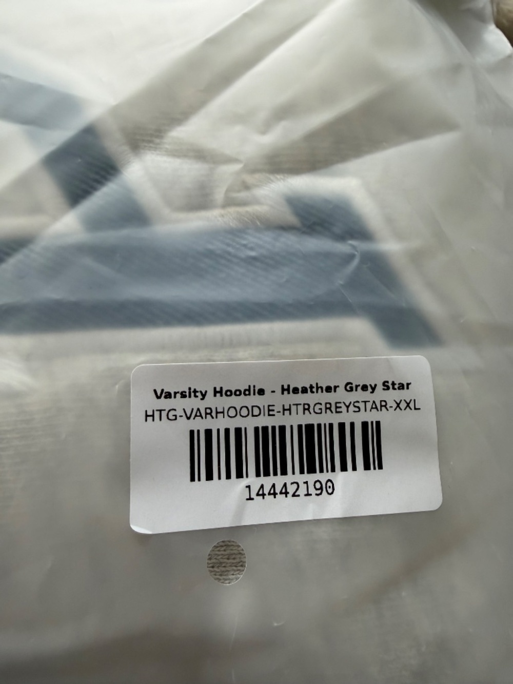 Parke Varsity Hoodie - Heather Grey Star XXL (Heritage) - Picture 2 of 5